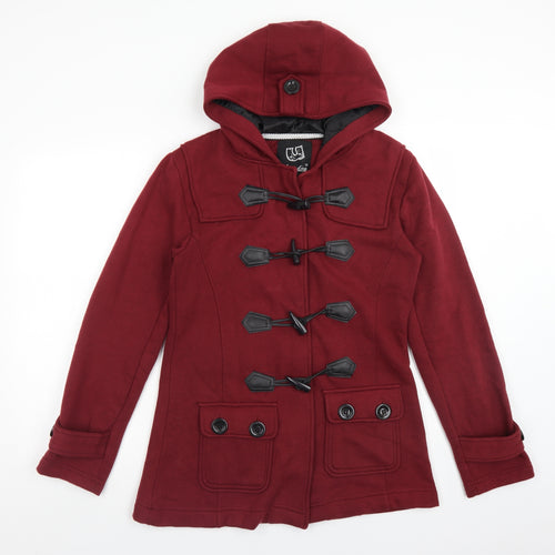 URBAN DIVA Womens Red   Trench Coat Coat Size 8