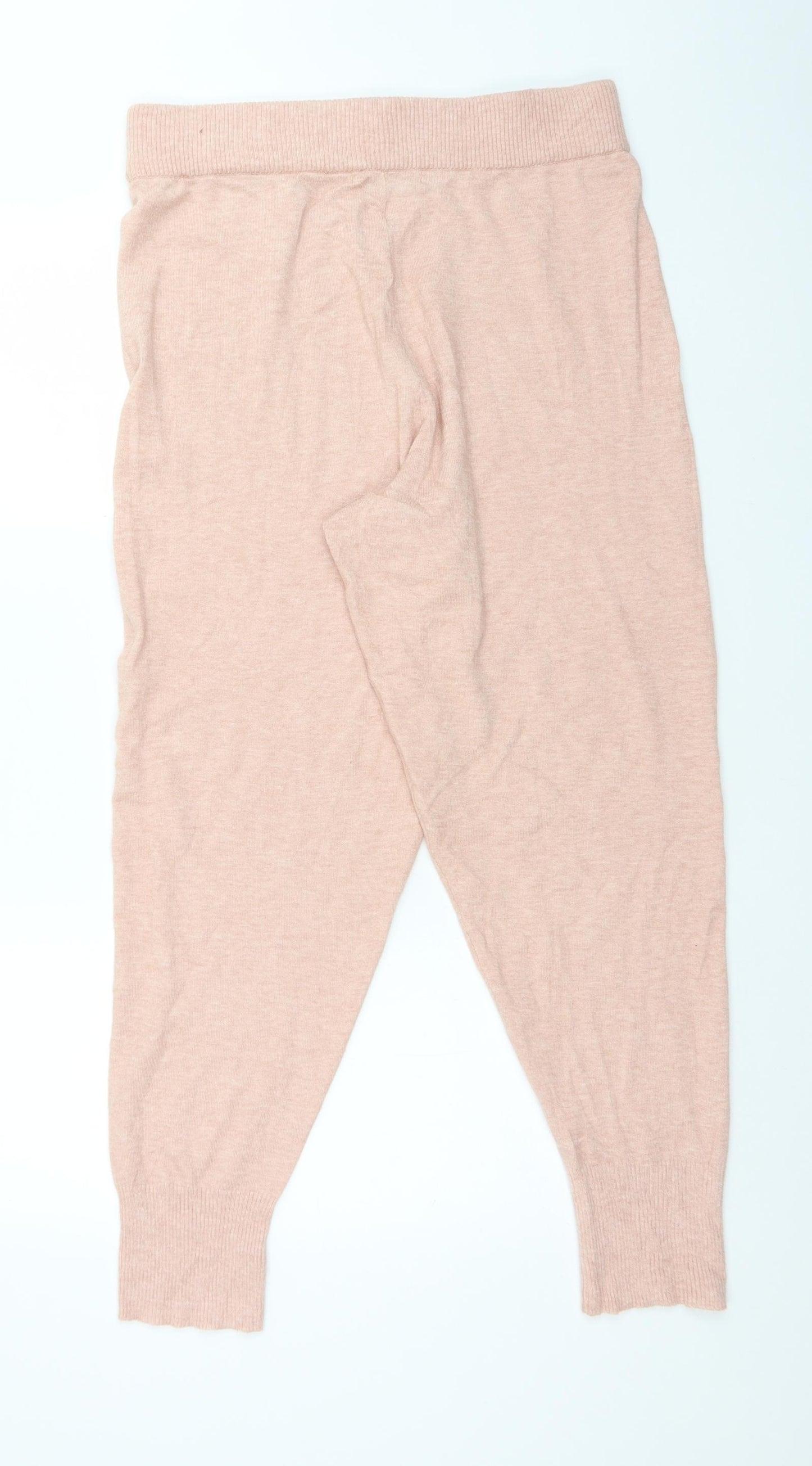 George Womens Pink Solid Viscose  Pyjama Pants Size L