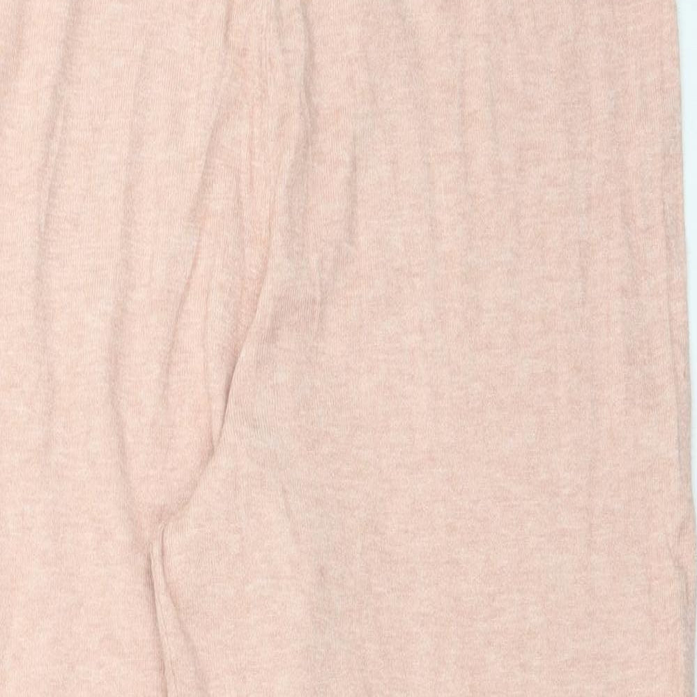 George Womens Pink Solid Viscose  Pyjama Pants Size L