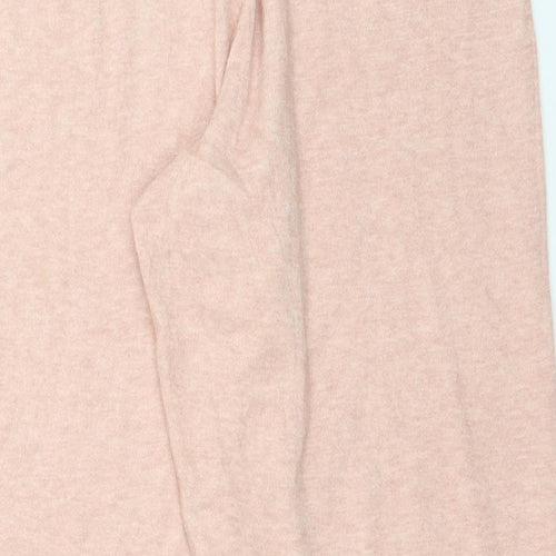 George Womens Pink Solid Viscose  Pyjama Pants Size L