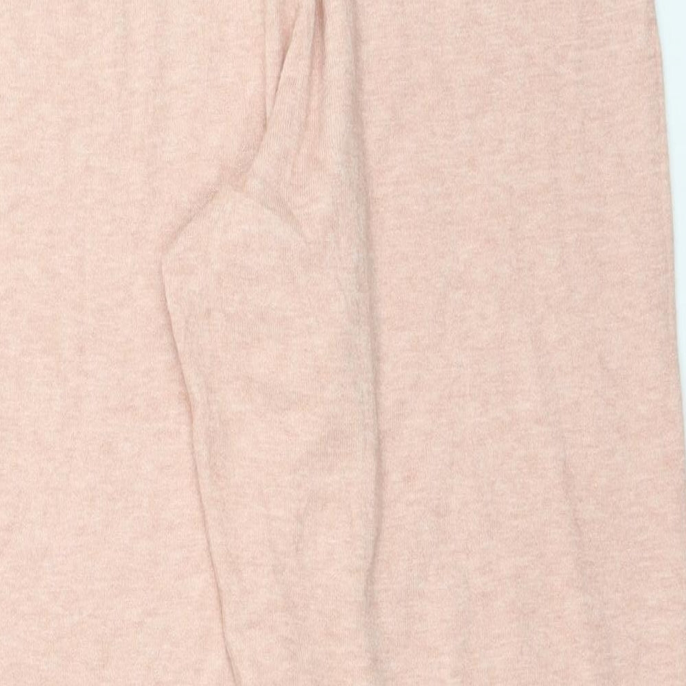 George Womens Pink Solid Viscose  Pyjama Pants Size L
