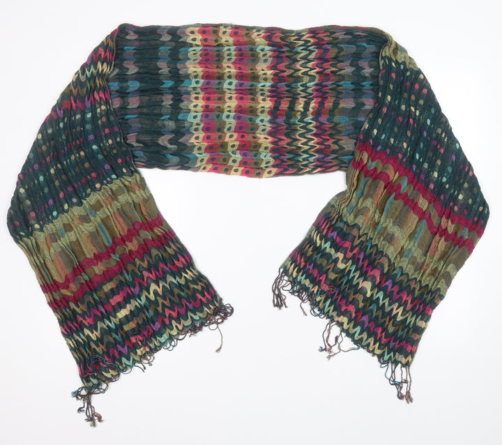 Preworn Womens Multicoloured Geometric   Scarf