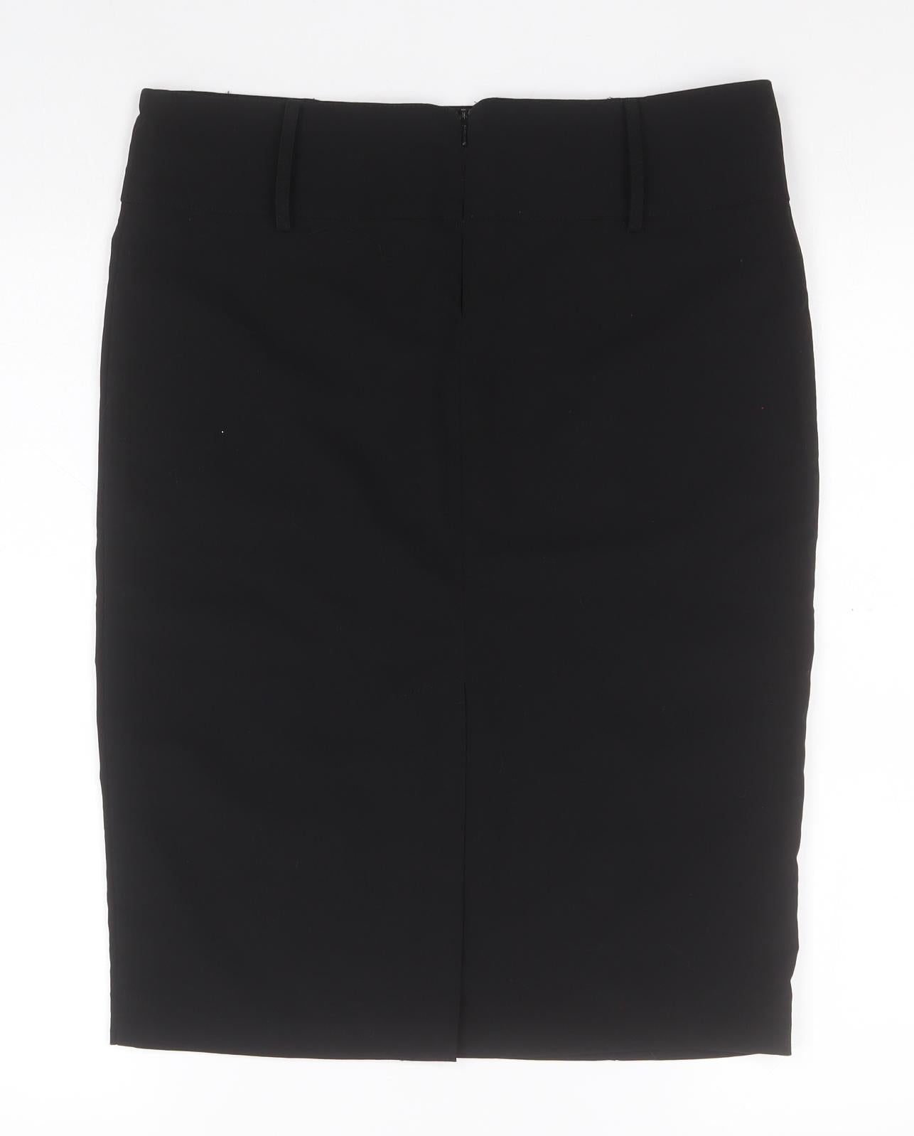 Atmosphere Womens Black  Polyester Straight & Pencil Skirt Size 10