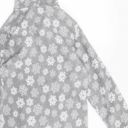 Primark Womens Grey Geometric Polyester Top Lounge Set Size 6