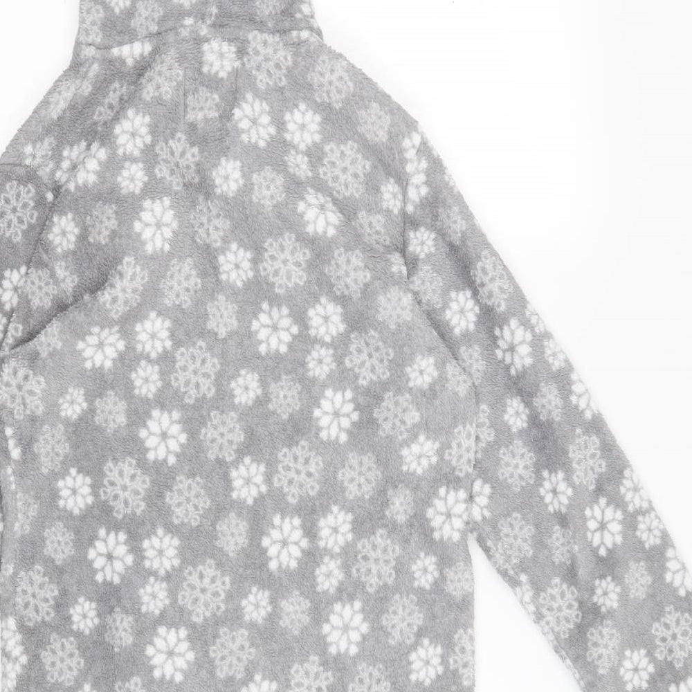 Primark Womens Grey Geometric Polyester Top Lounge Set Size 6