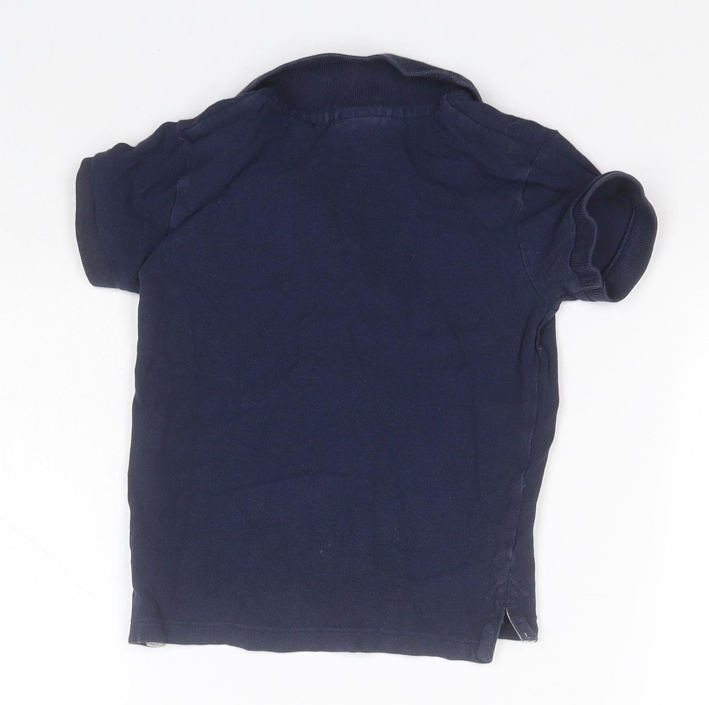 H&M Baby Blue  Cotton Basic Polo Size 18-24 Months Collared