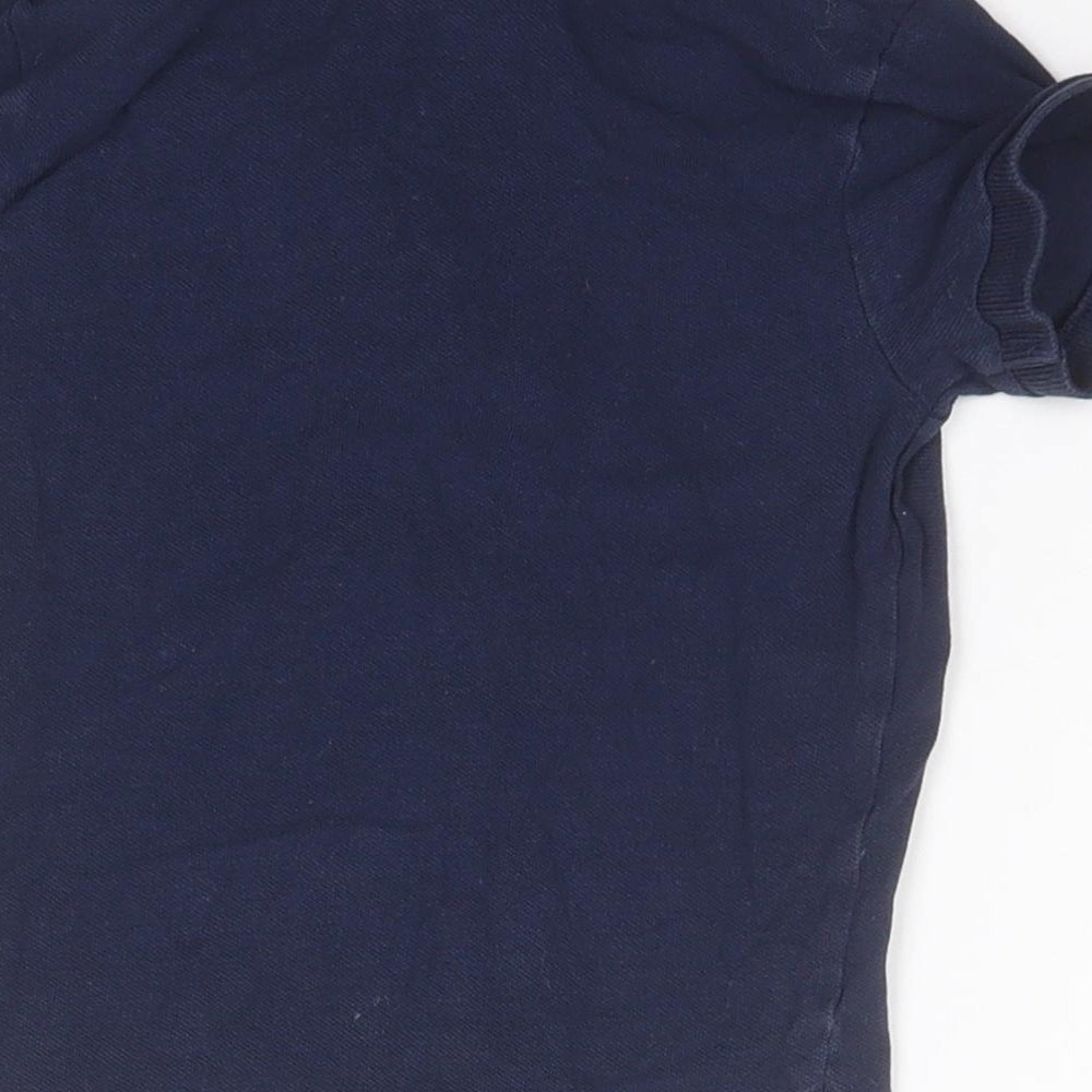 H&M Baby Blue  Cotton Basic Polo Size 18-24 Months Collared