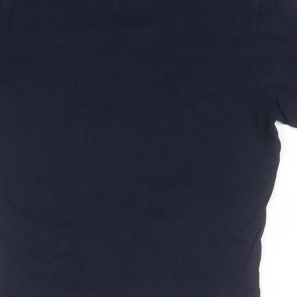 Ben Sherman Mens Blue  Cotton  Polo Size S Collared