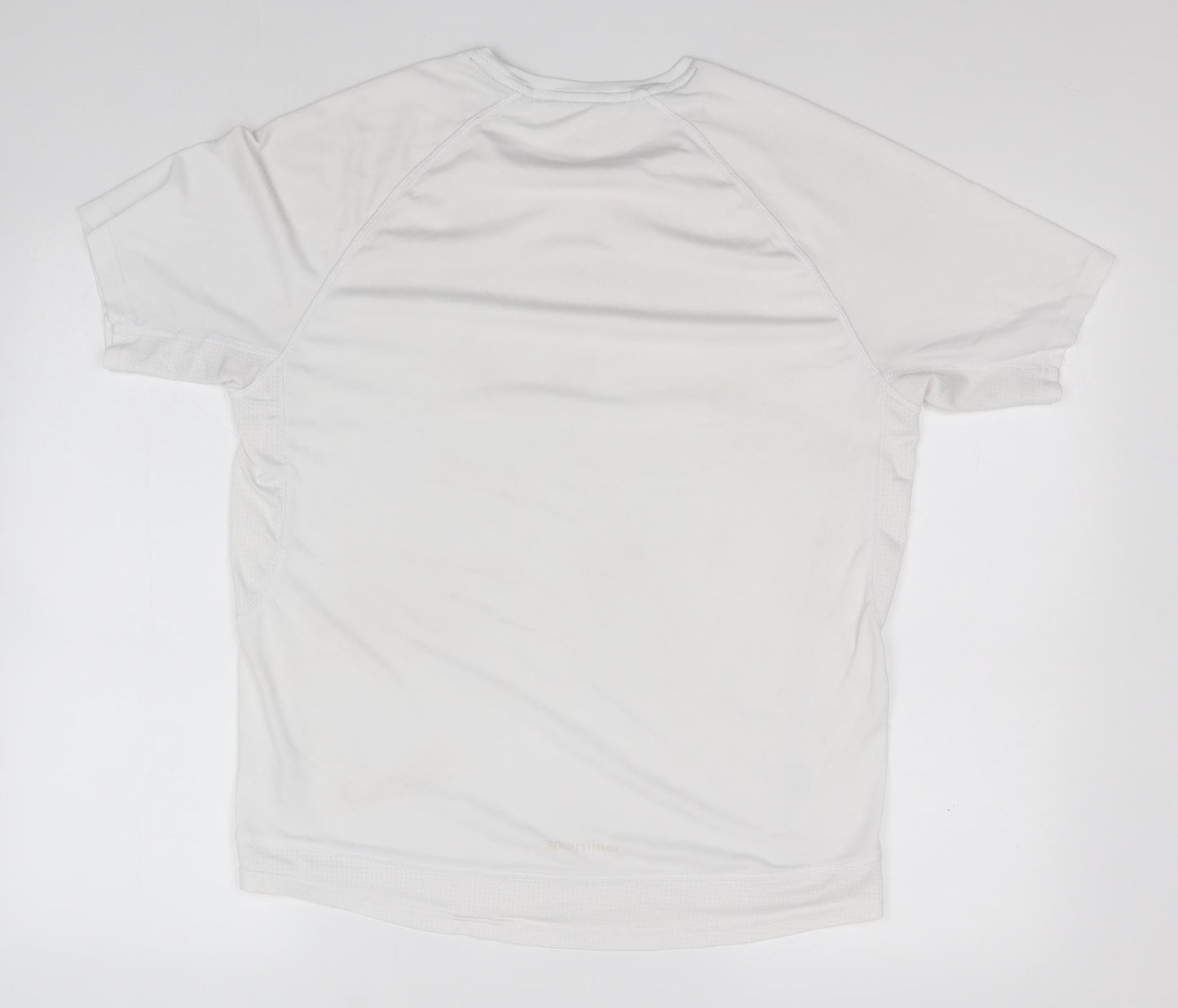 Karrimor Mens White  Polyester Basic T-Shirt Size M Round Neck