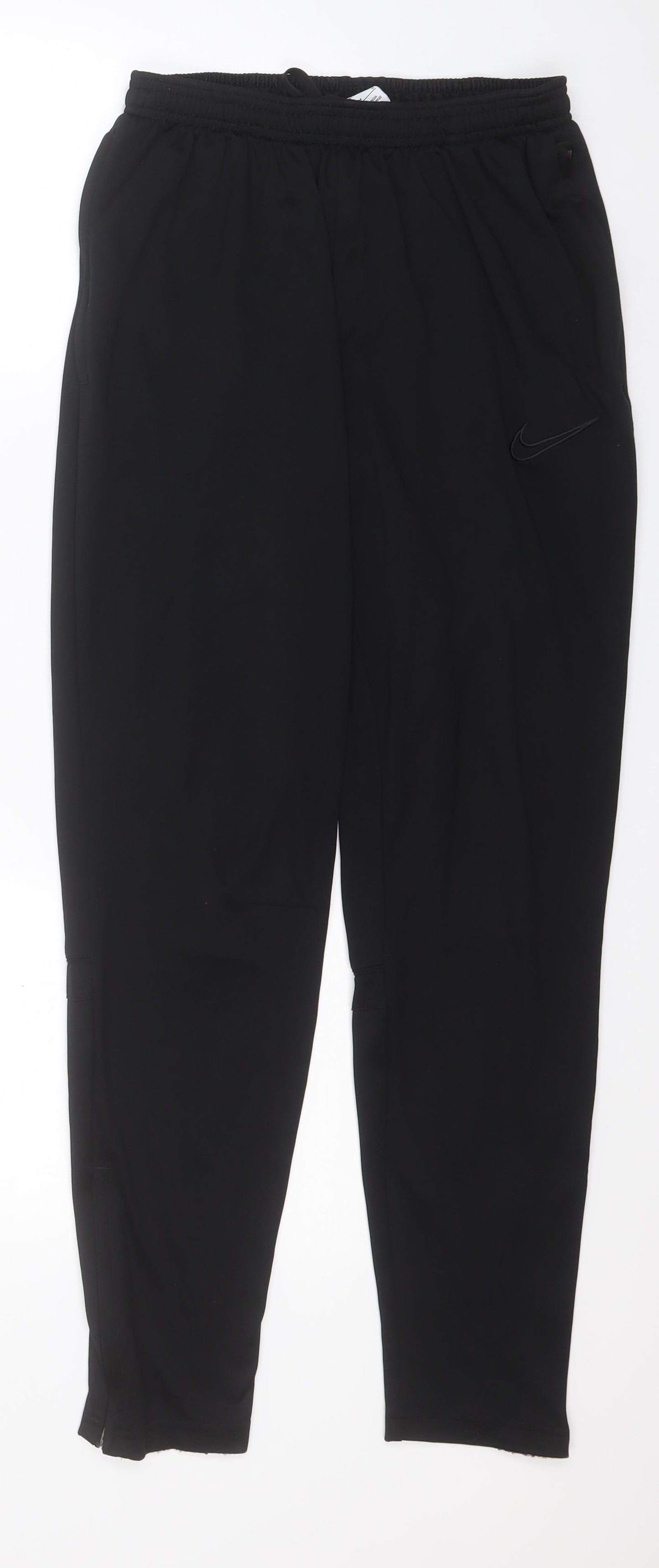 Nike Mens Black  Polyester Sweatpants Trousers Size M L28 in Regular