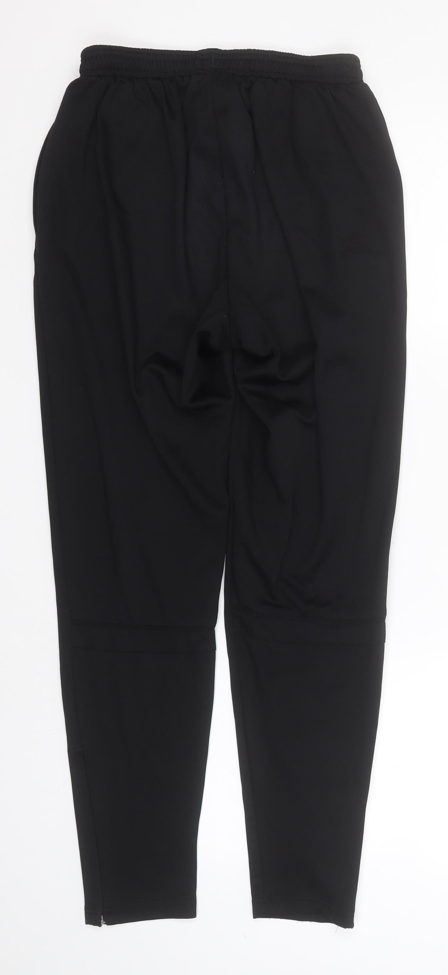 Nike Mens Black  Polyester Sweatpants Trousers Size M L28 in Regular