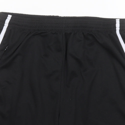 Jazz Boys Black  Polyester Sweat Shorts Size XL  Regular  - Ysgol Brynrefail