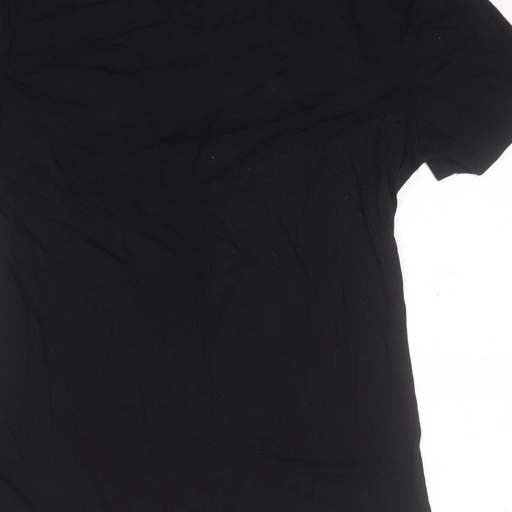Call of Duty Mens Black  Cotton  T-Shirt Size S Roll Neck  - Call of Duty
