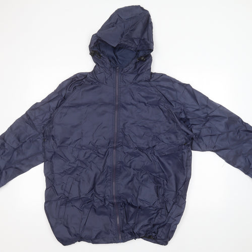 Outdoor Mens Blue   Rain Coat Coat Size S