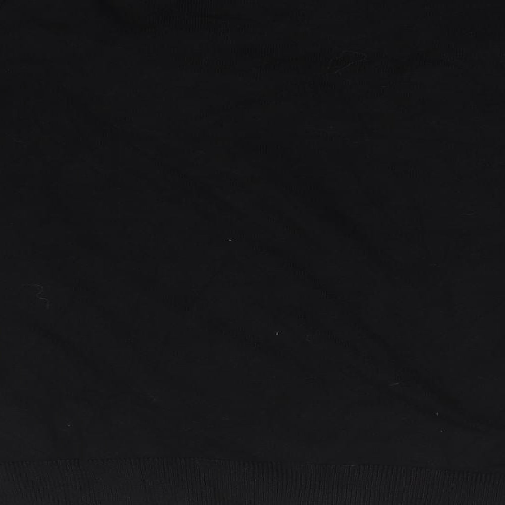 Very Womens Black Square Neck Geometric Viscose Pullover Jumper Size 18   - Stars