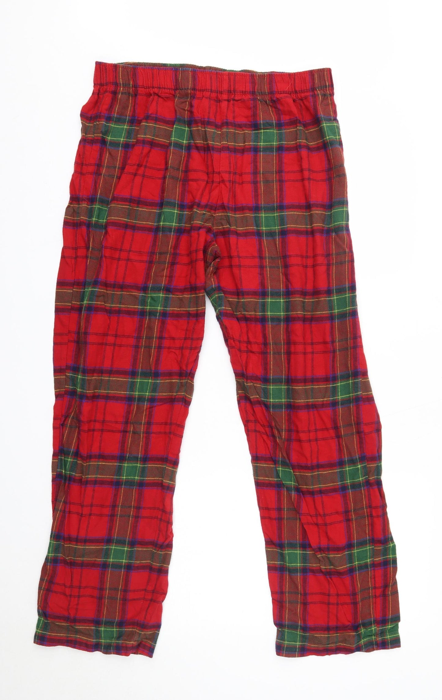 George Mens Red Check 100% Cotton  Pyjama Pants Size L