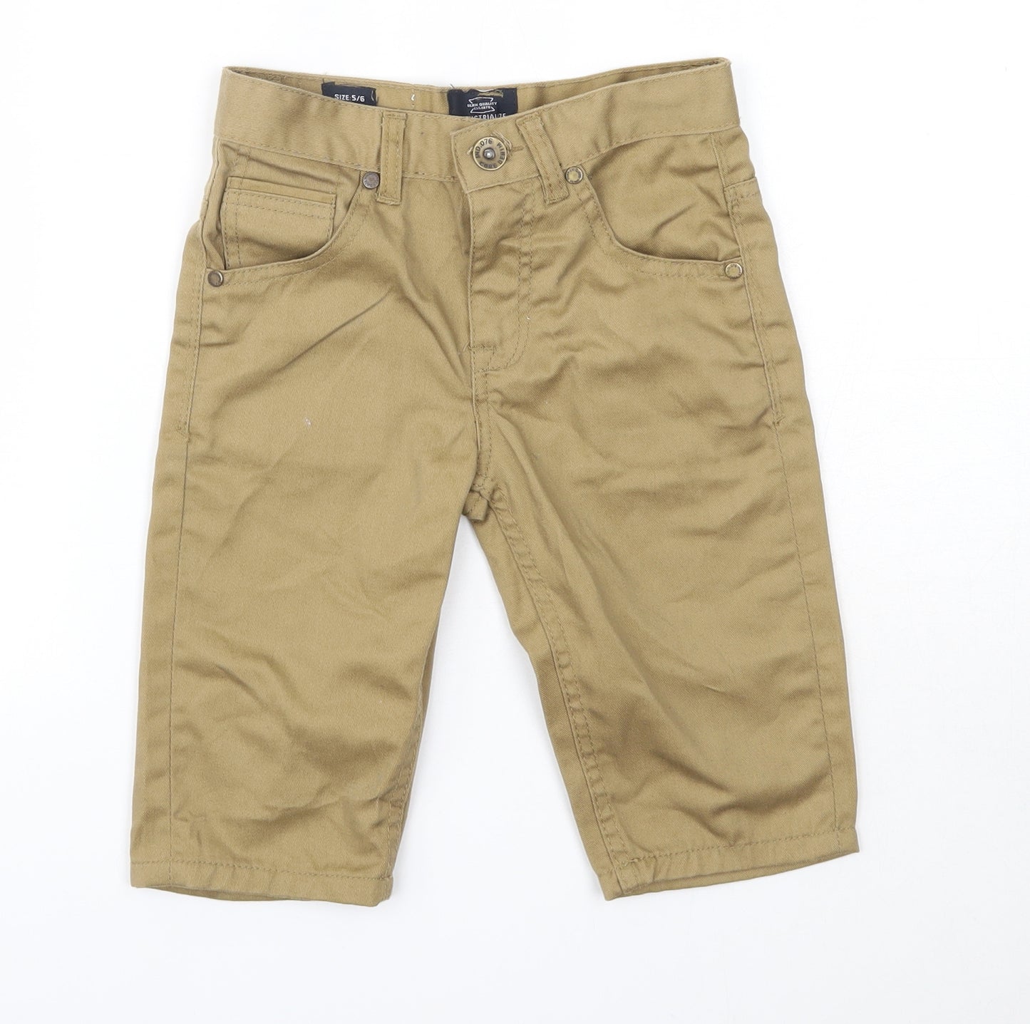 Blue Inc Boys Brown  Cotton Cargo Trousers Size 5-6 Years  Regular