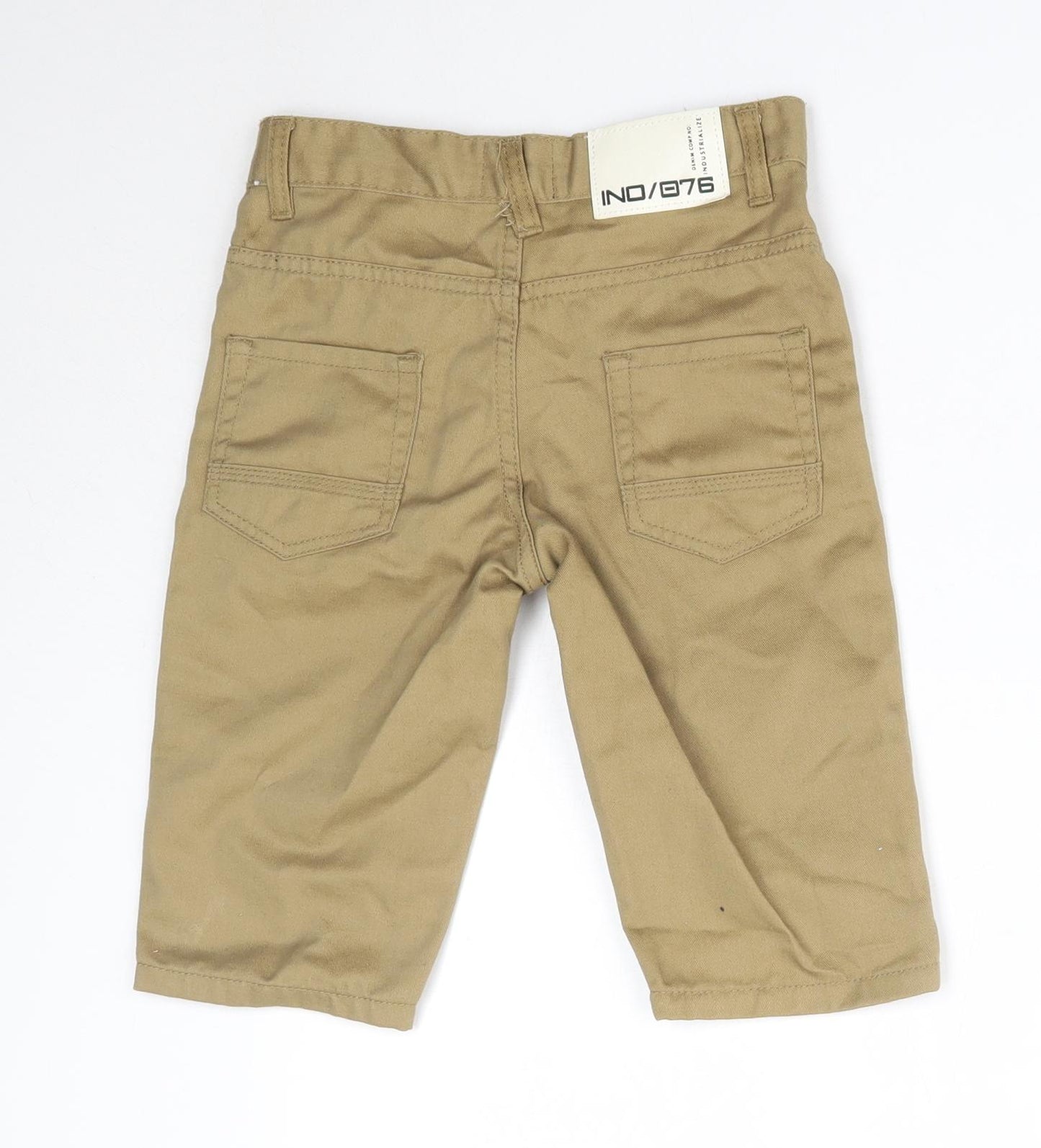 Blue Inc Boys Brown  Cotton Cargo Trousers Size 5-6 Years  Regular