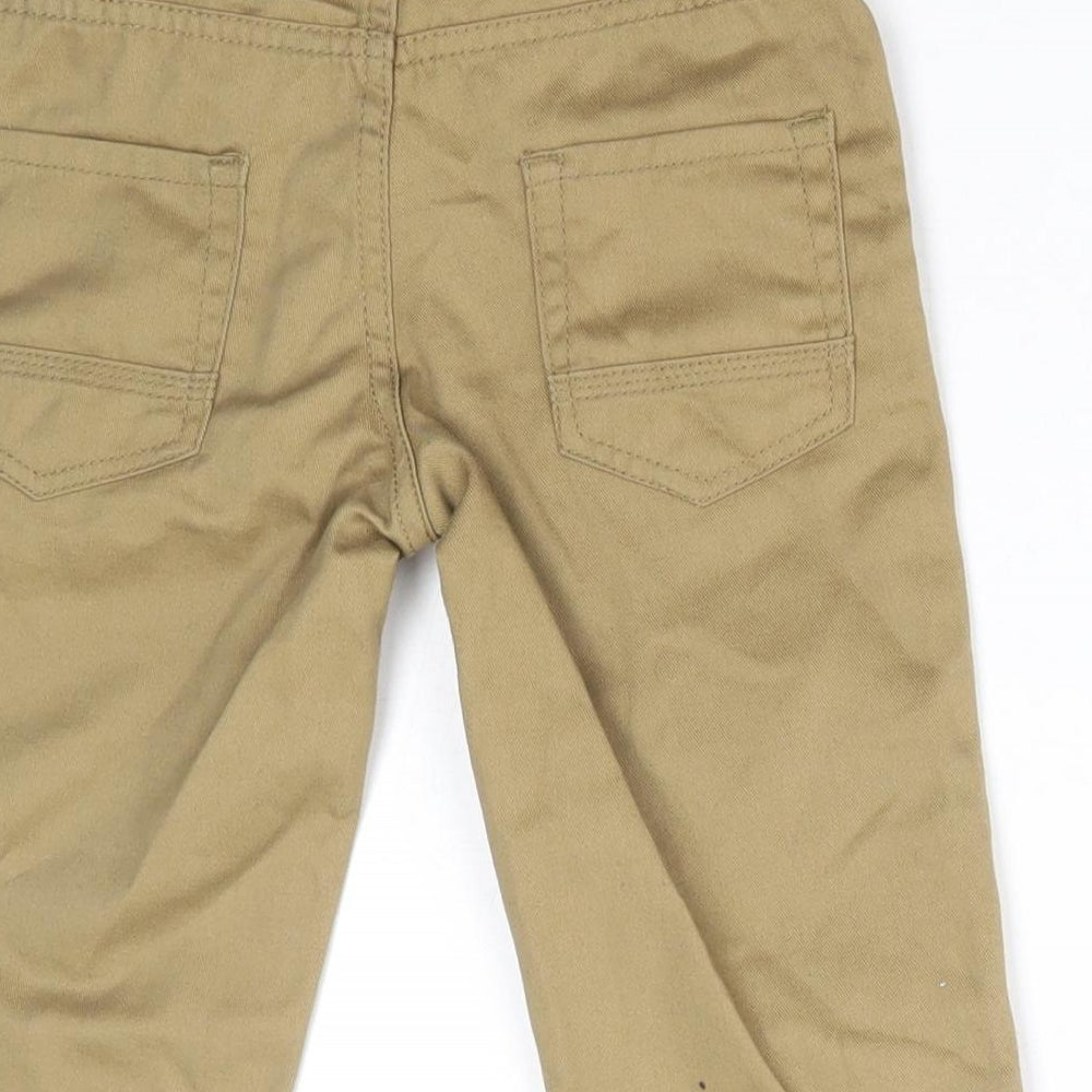 Blue Inc Boys Brown  Cotton Cargo Trousers Size 5-6 Years  Regular