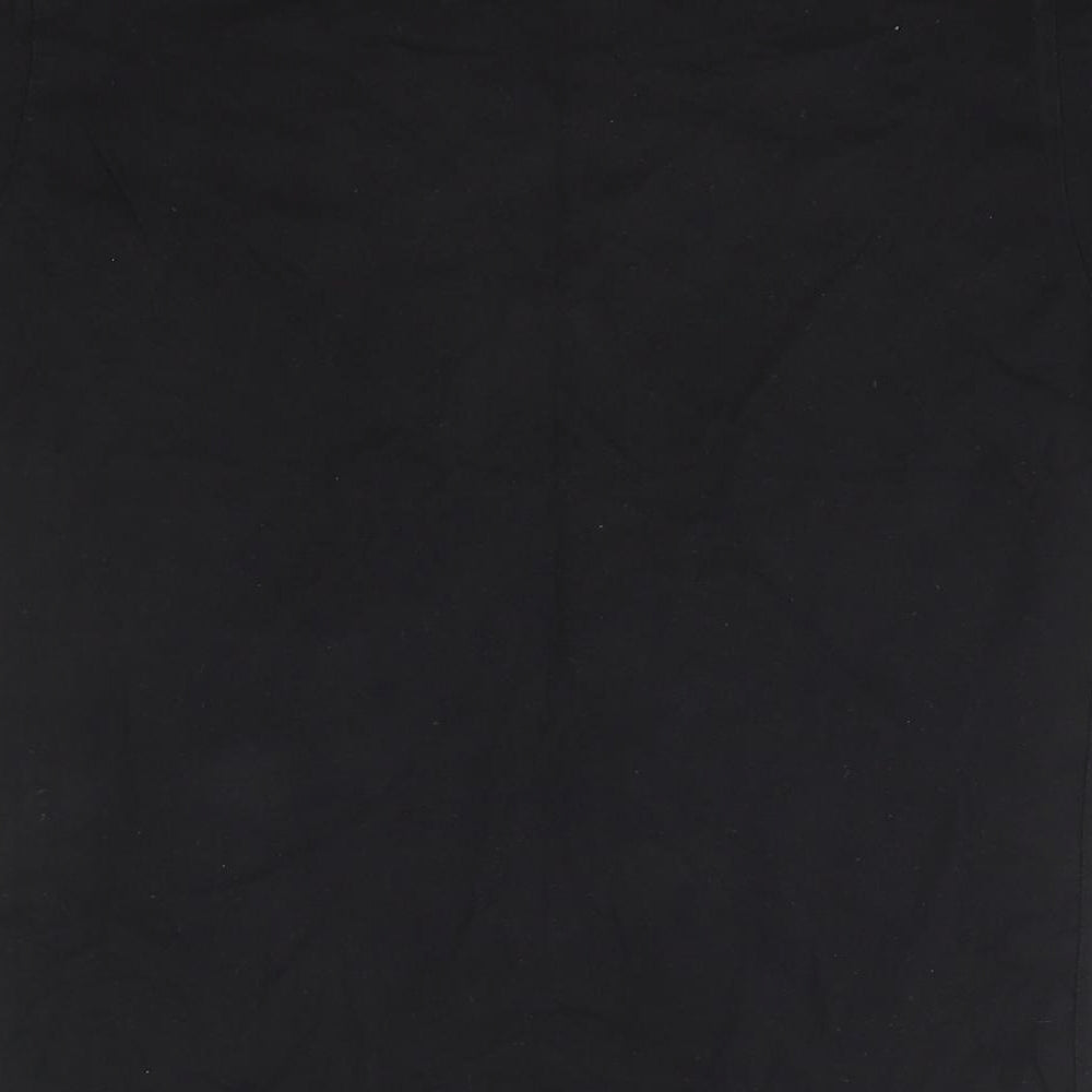 VANS Womens Black  100% Cotton Basic T-Shirt Size M Round Neck