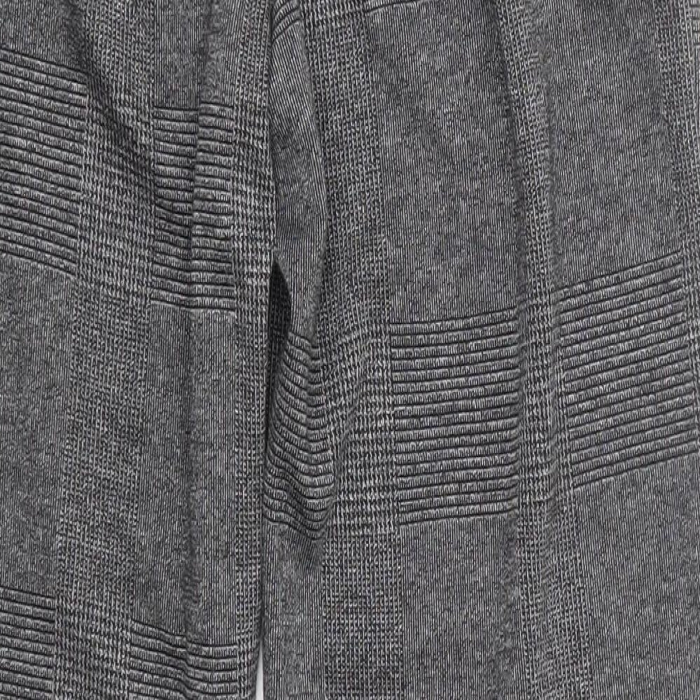Primark Womens Grey  Polyester Dress Pants Trousers Size 10 L27 in Regular