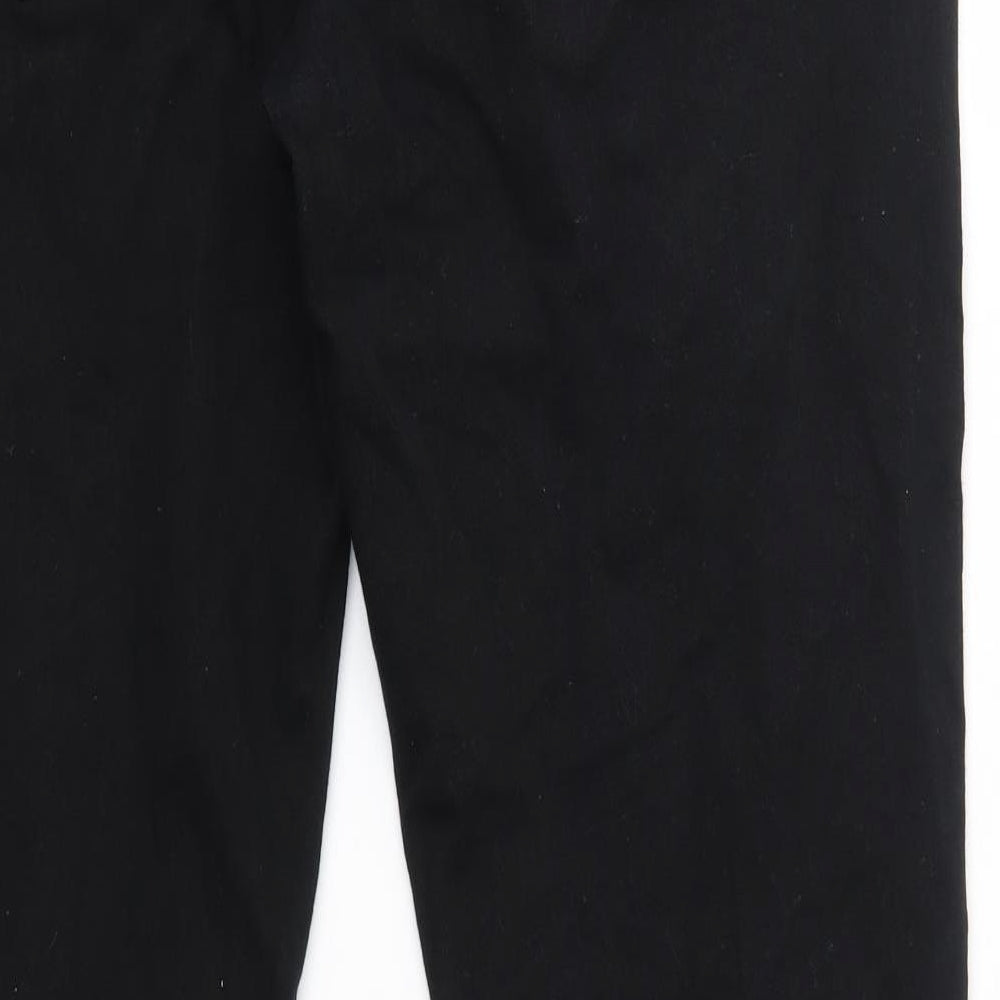 F&F Mens Black  Cotton Straight Jeans Size 36 in L32 in Regular