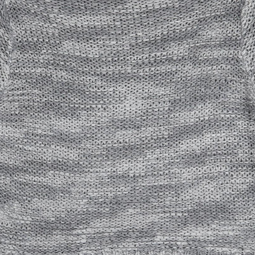 Matalan Womens Grey Round Neck  Acrylic Pullover Jumper Size 12