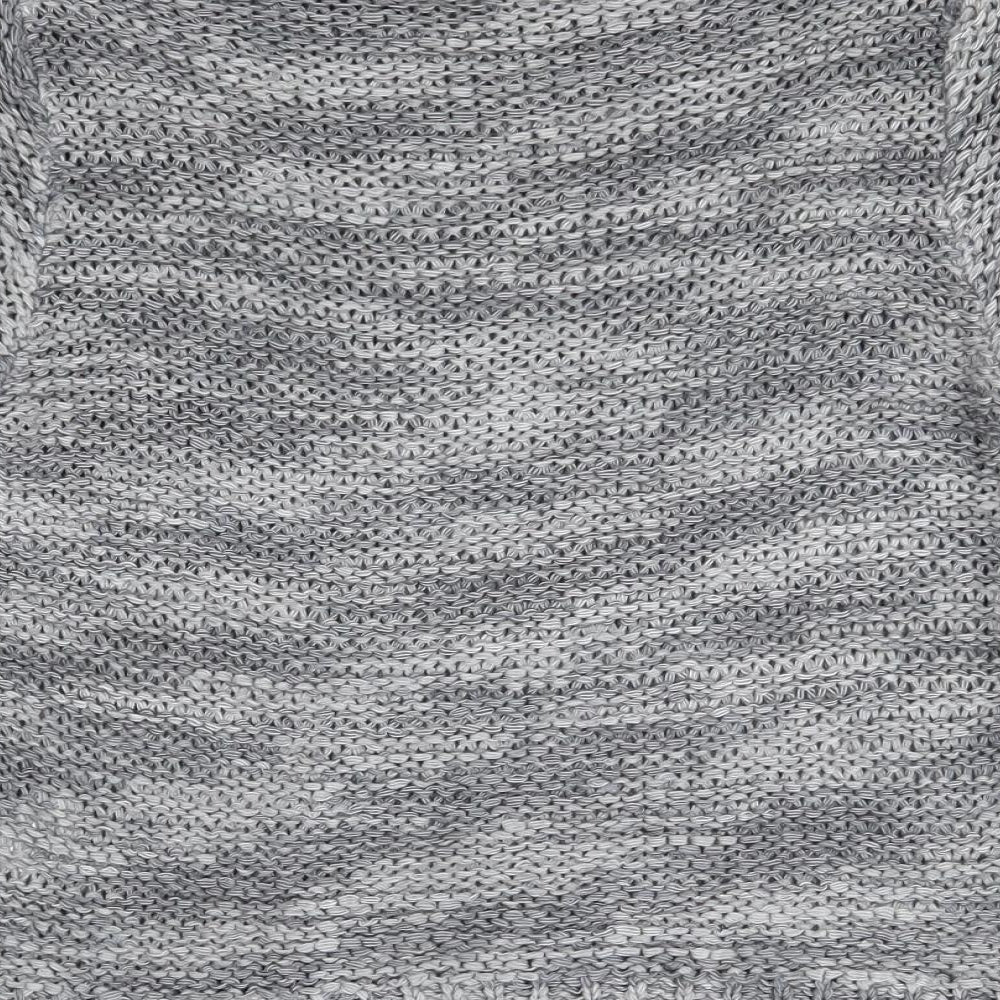 Matalan Womens Grey Round Neck  Acrylic Pullover Jumper Size 12
