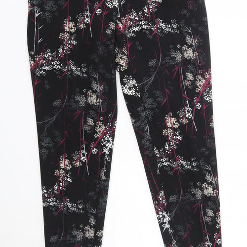 NEXT Womens Multicoloured Floral Polyester Dress Pants Trousers Size 6 L26 in Regular