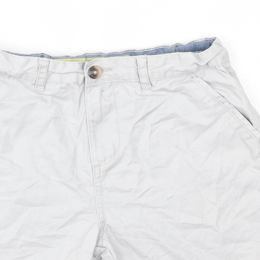 Primark Boys Grey  100% Cotton Chino Shorts Size 12-13 Years  Regular