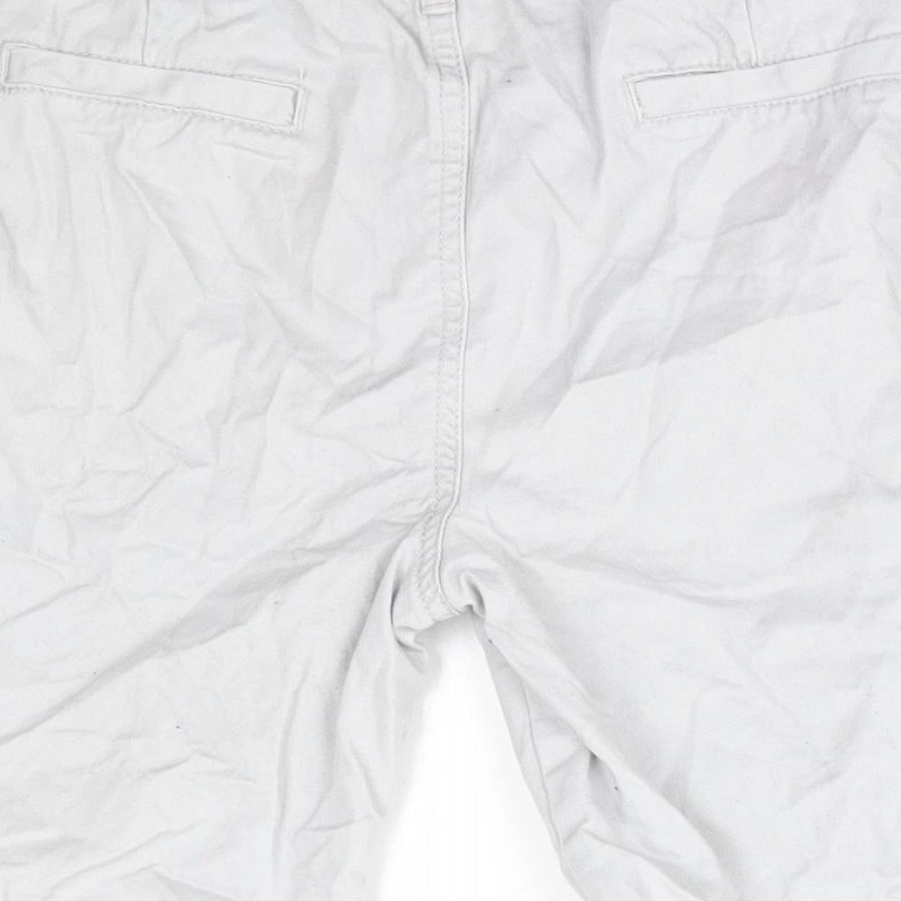 Primark Boys Grey  100% Cotton Chino Shorts Size 12-13 Years  Regular