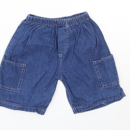 Preworn Baby Blue  100% Cotton Jogger Jeans Size 18-24 Months
