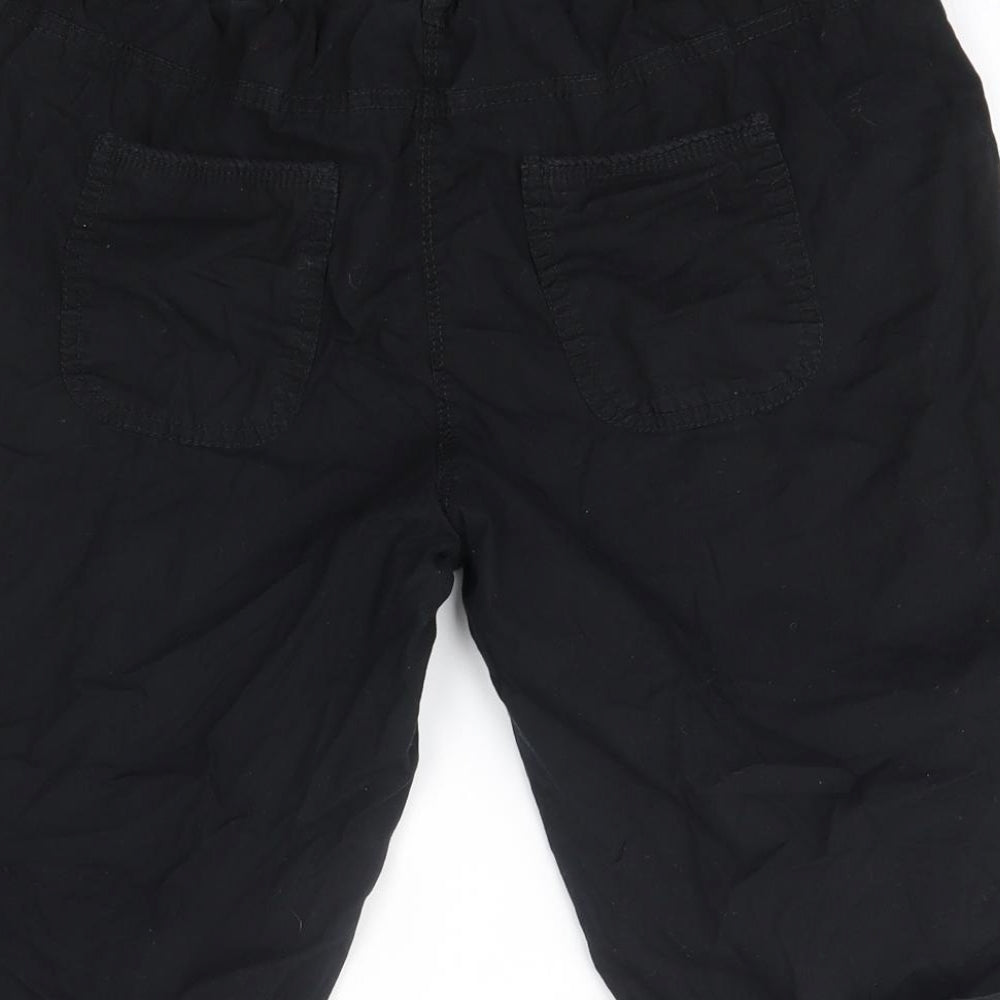 George Womens Black  100% Cotton Cargo Shorts Size 10  Regular