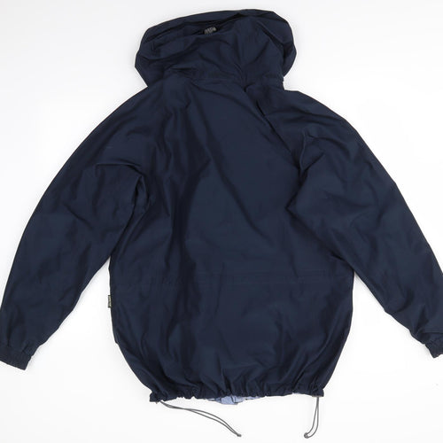 Berghaus Womens Black   Rain Coat Coat Size 18  Zip - Drawstring Hem Concealed Hood Double zipped