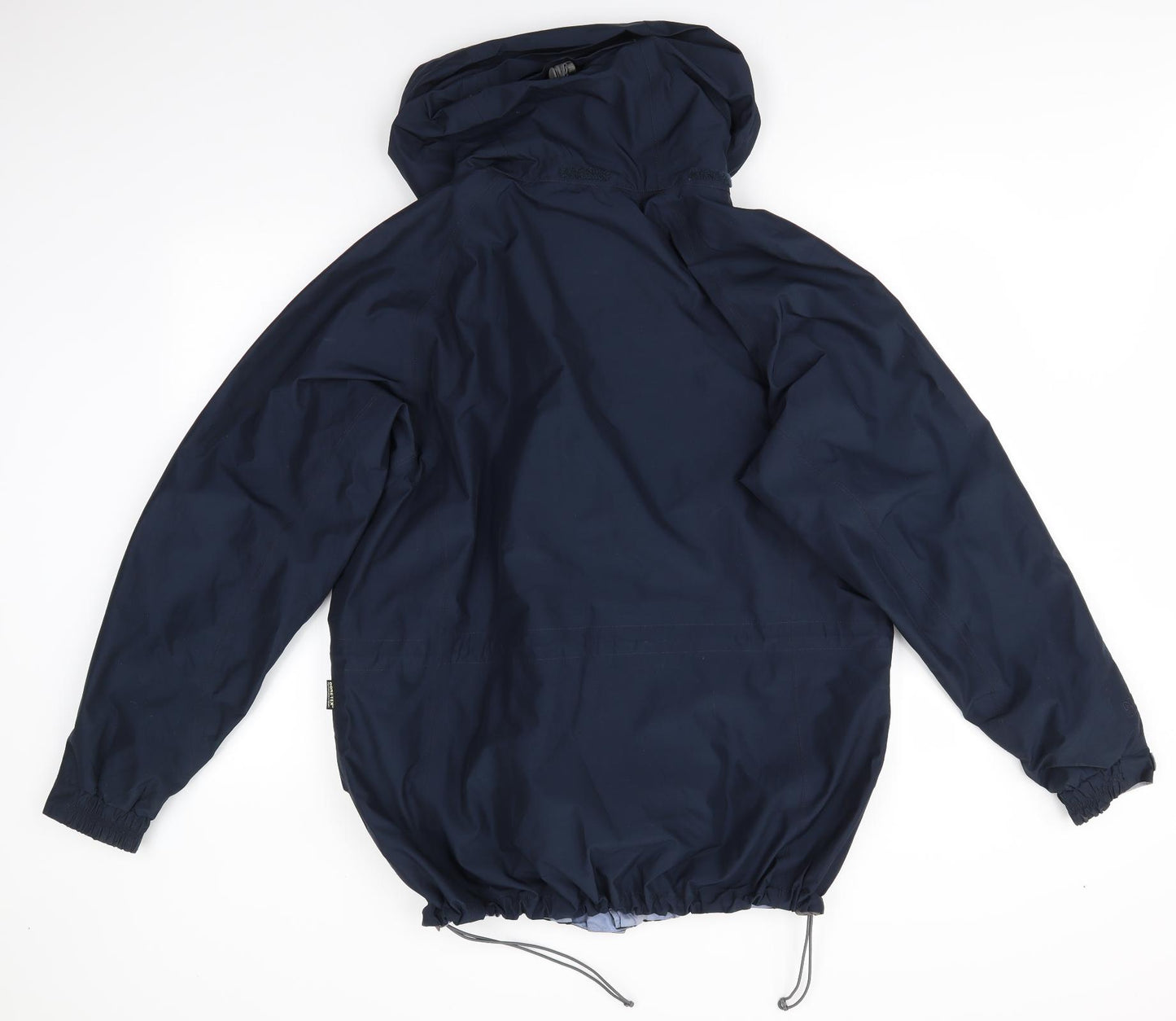 Berghaus Womens Black   Rain Coat Coat Size 18  Zip - Drawstring Hem Concealed Hood Double zipped