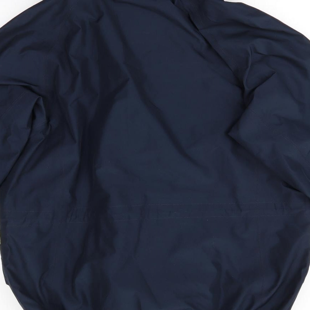 Berghaus Womens Black   Rain Coat Coat Size 18  Zip - Drawstring Hem Concealed Hood Double zipped