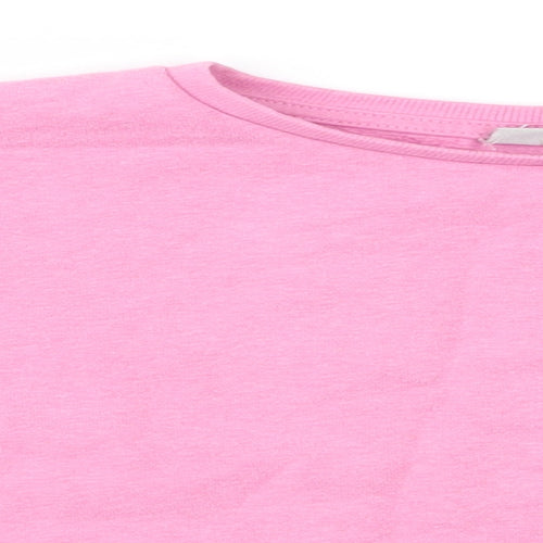 I Love Girlswear Girls Pink  Cotton Pullover Sweatshirt Size 10 Years  Pullover - Dance Vibes Shimmer
