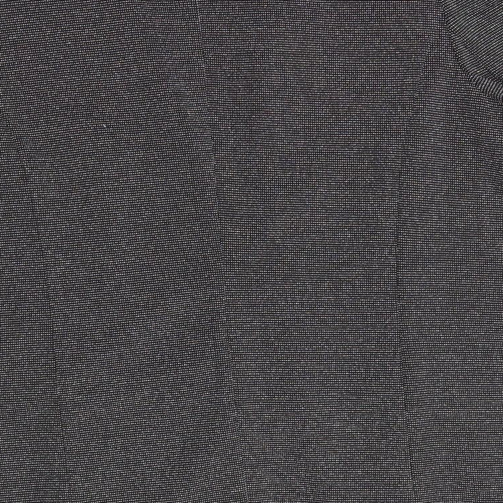 Primark Womens Silver Polka Dot  Jacket  Size 16   - Sparkly Jacket Silver fine dotson Black