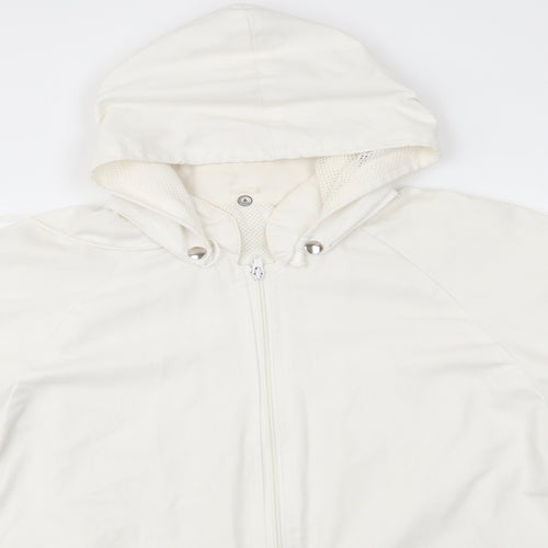 Preworn Womens White   Jacket Coat   Zip