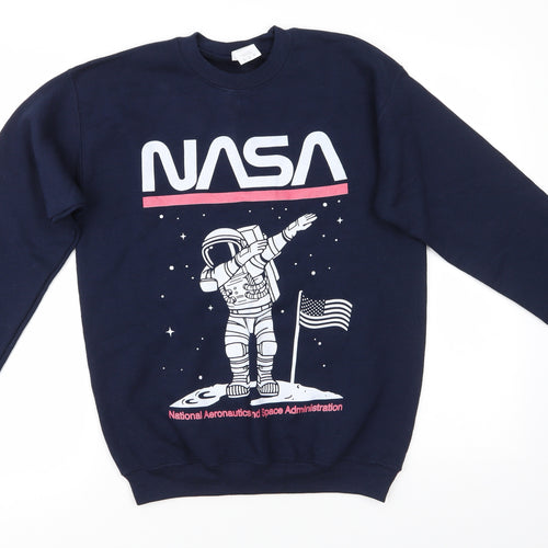 Gildan Activewear Boys Blue  Cotton Pullover Sweatshirt Size XL  Pullover - NASA