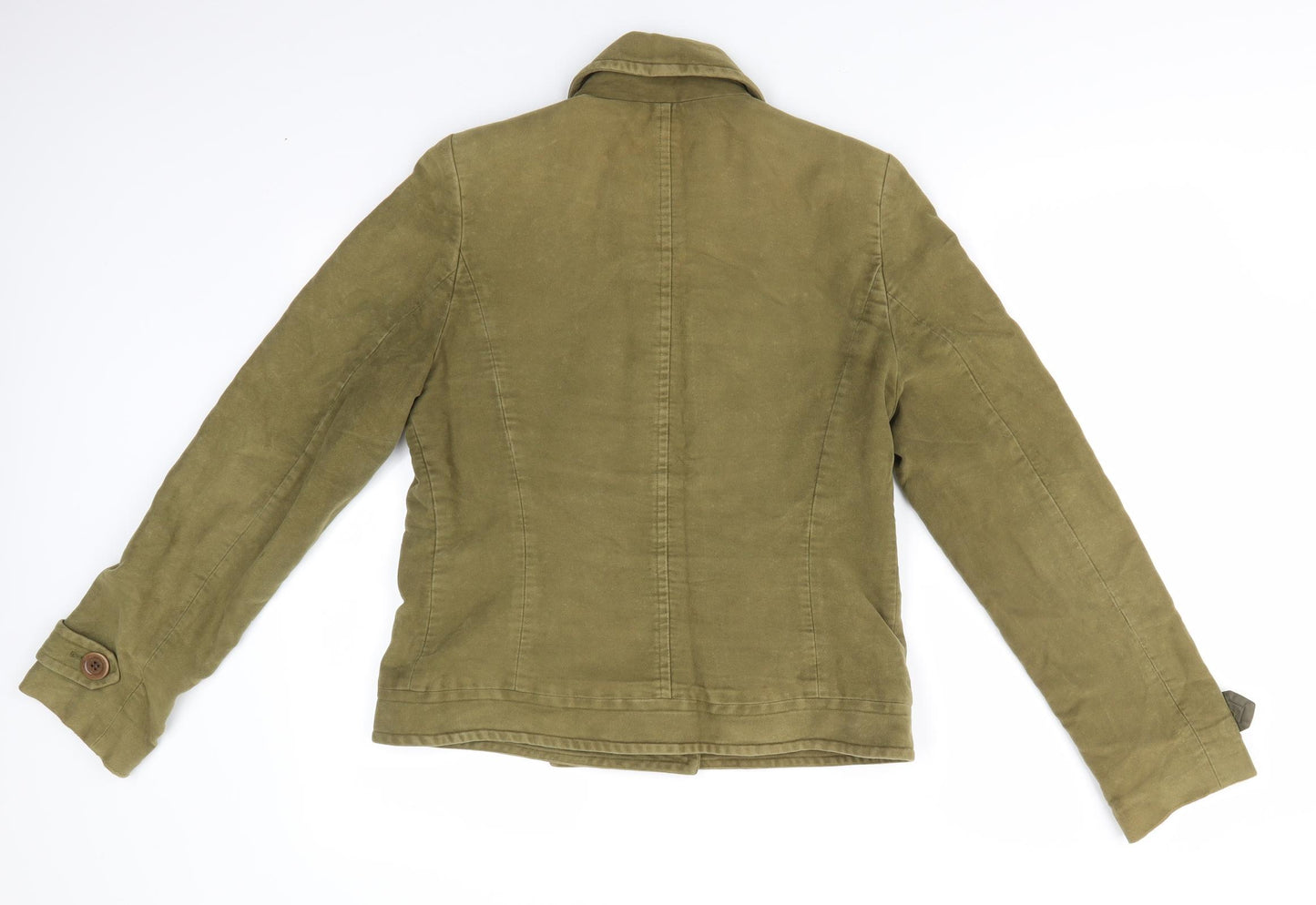 KEW Womens Green   Jacket  Size 12  Button - Soft texture Moss Green