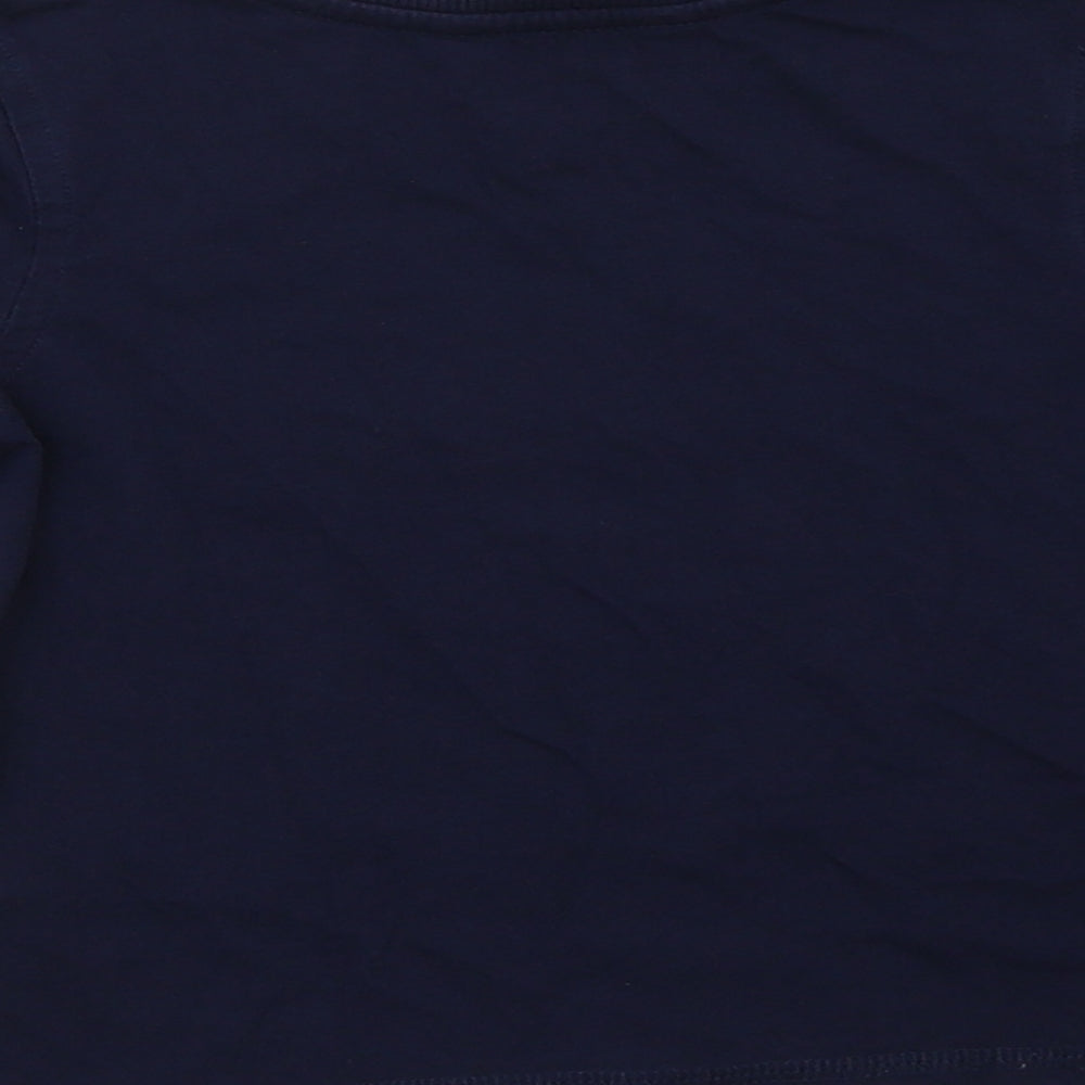George Baby Blue  Cotton Basic T-Shirt Size 12-18 Months Crew Neck