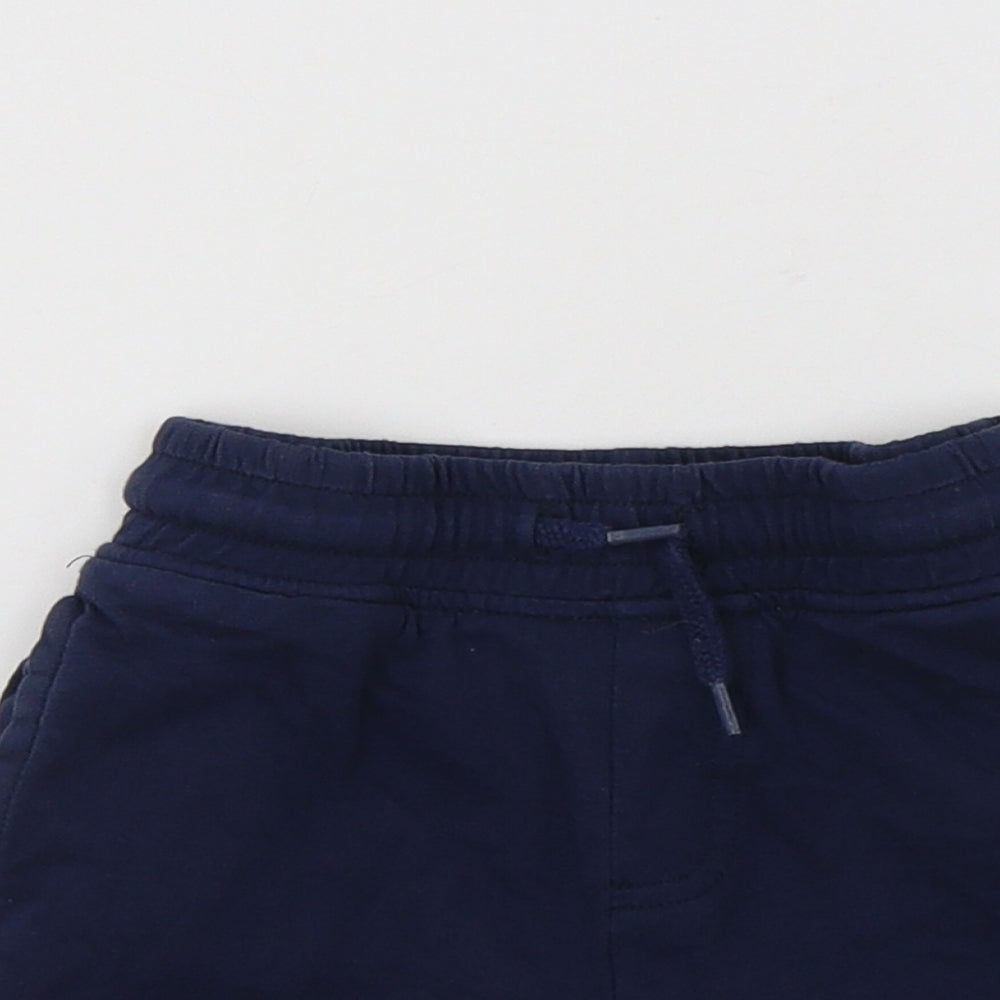 Pep & Co Baby Blue  Cotton Jogger Trousers Size 18-24 Months  Drawstring