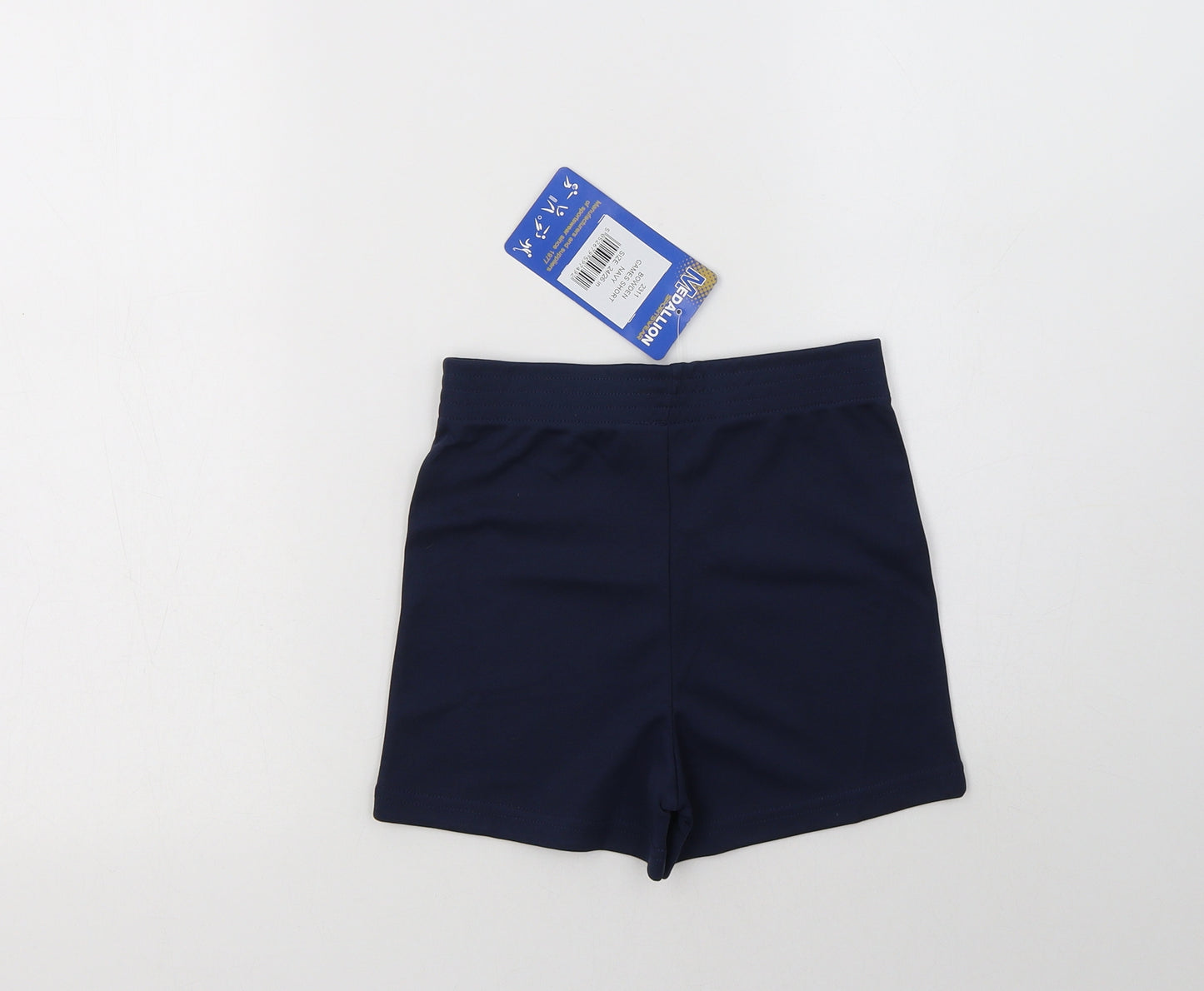 Medallion Womens Blue  Nylon Compression Shorts Size 6 L3 in Regular