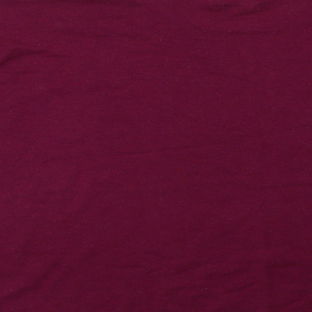 Polo Ralph Lauren Womens Purple Crew Neck  Cotton Pullover Jumper Size L
