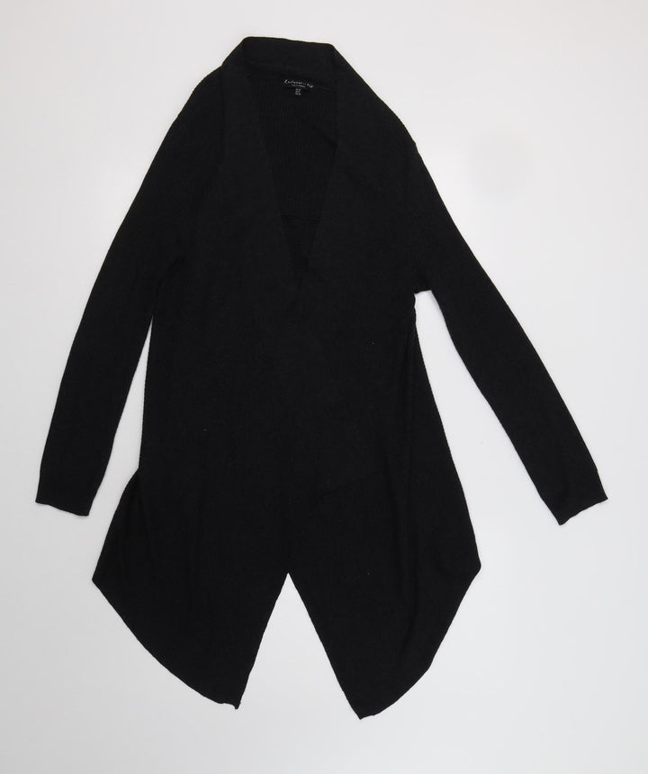 F&F Womens Grey V-Neck Cardigan Jumper Size 12
