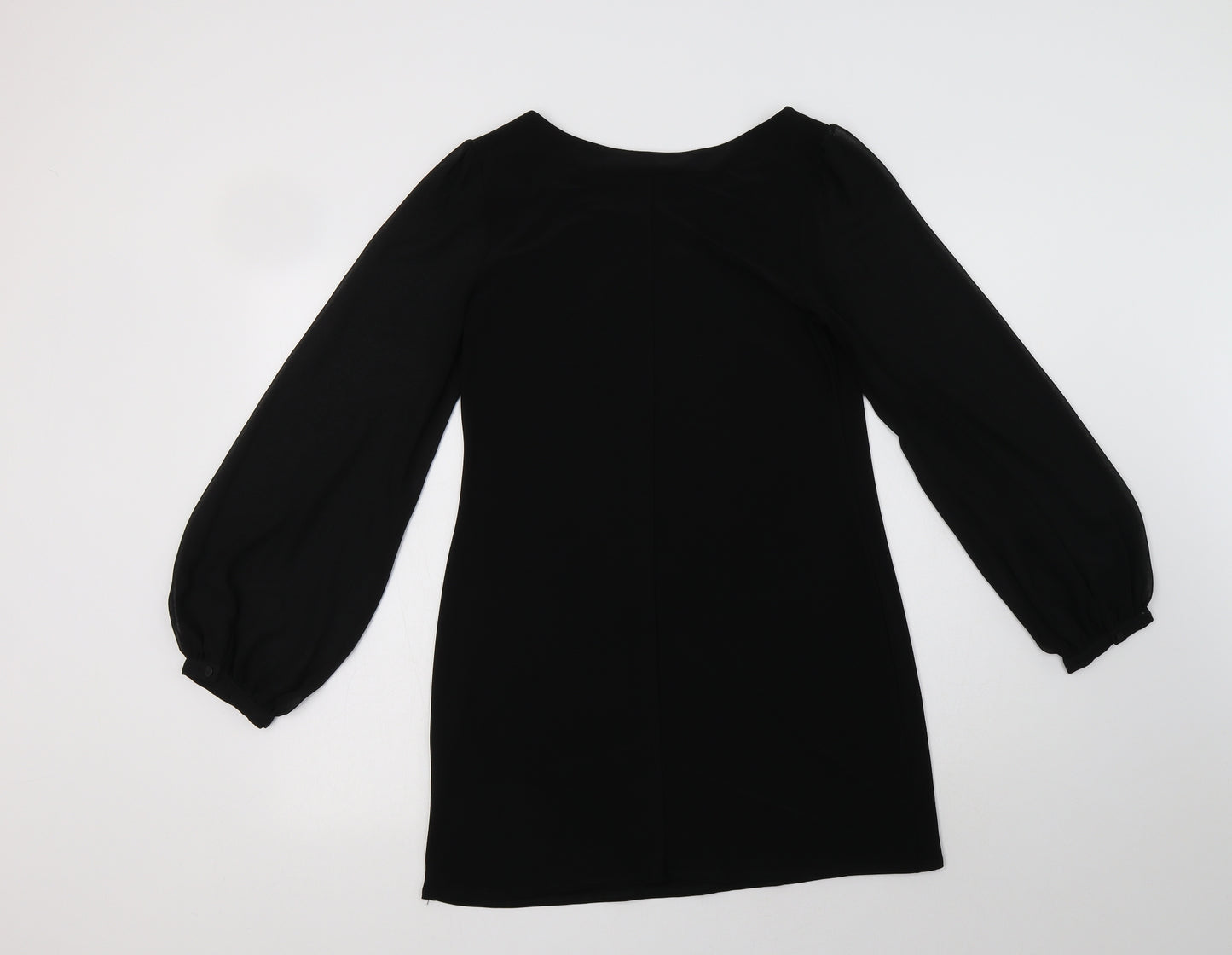 Apricot Womens Black  Polyester A-Line  Size M  Boat Neck