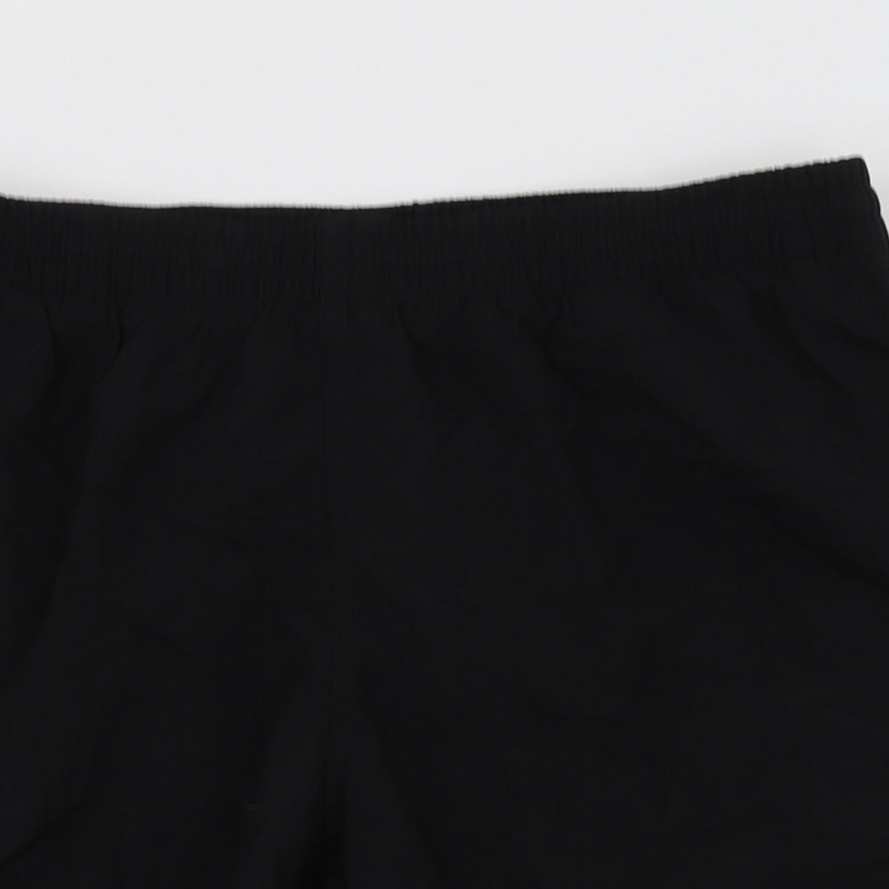 Speedo Mens Black  Nylon Sweat Shorts Size M L6 in Regular Drawstring