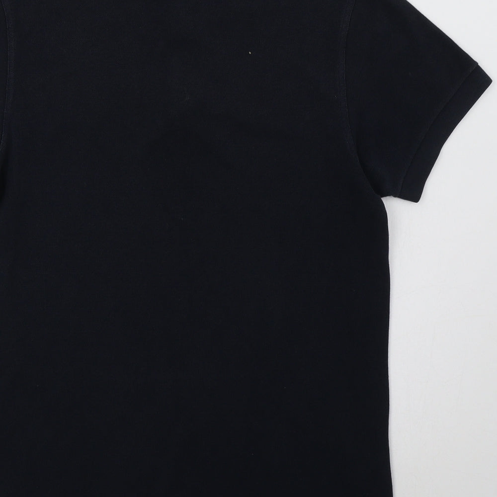 Paul & Shark Mens Blue  Cotton  Polo Size S Collared Button