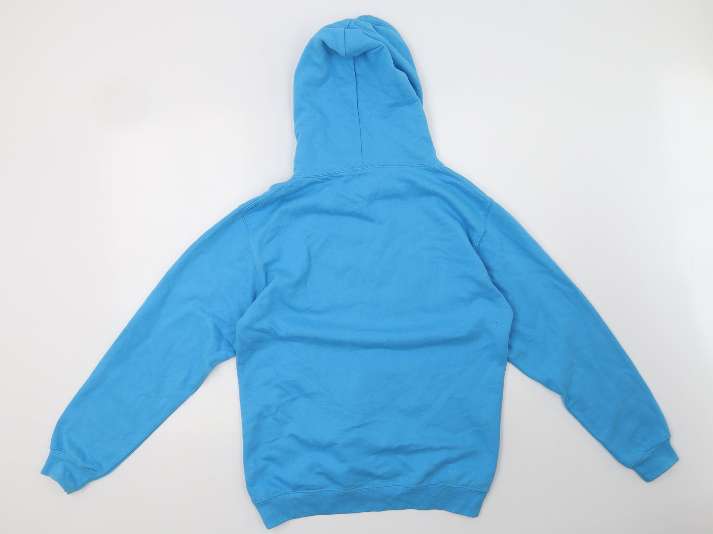 Awdis Womens Blue  Cotton Pullover Hoodie Size S   - Little Mix